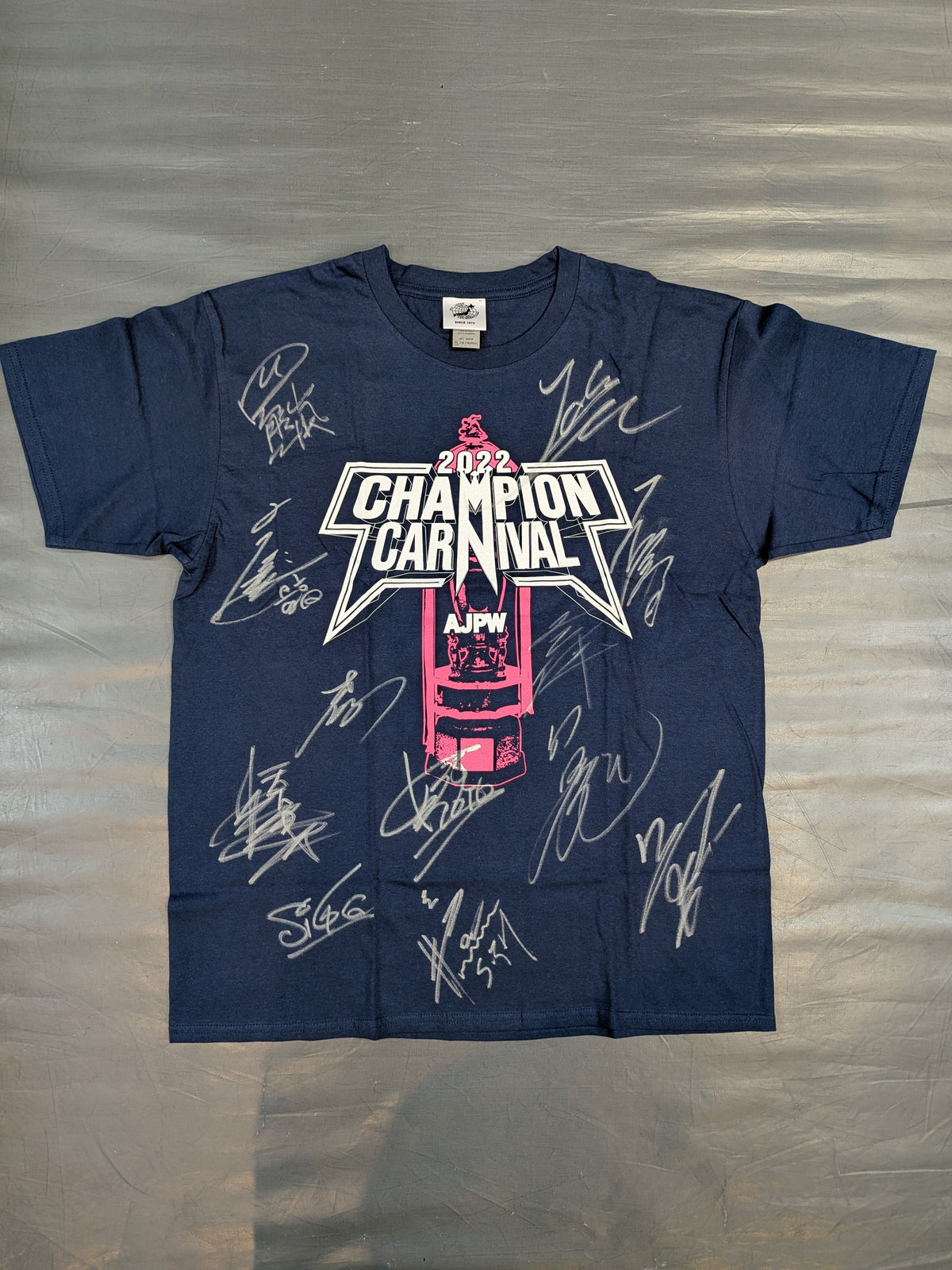 [All fighters hand signed autograph ] 2022 Champion Carnival T-shirt