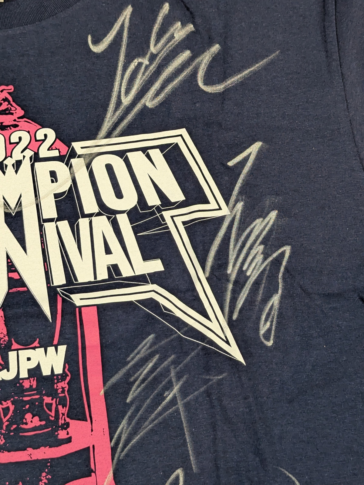 [All fighters hand signed autograph ] 2022 Champion Carnival T-shirt