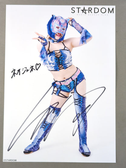 STARLIGHT KID  hand signed autograph  Stardom Pro-Photo  (Track 2)