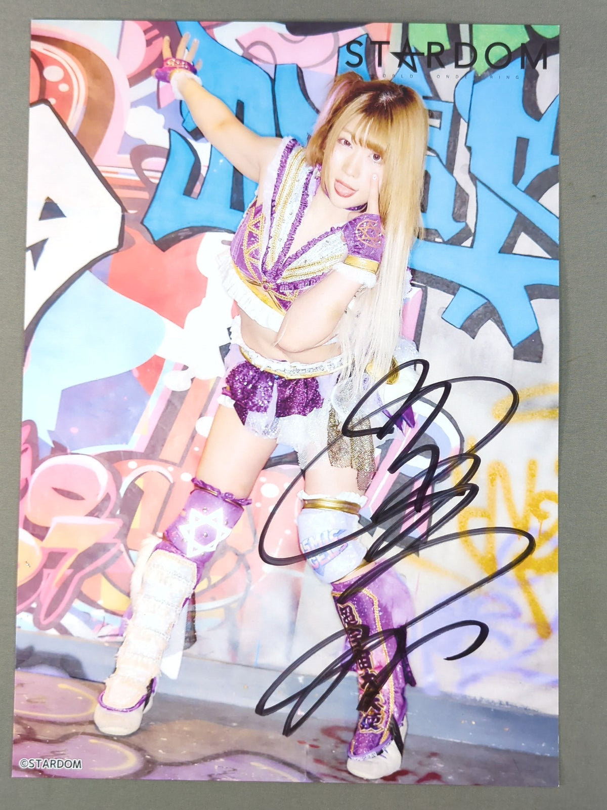 Tam Nakano  hand signed autograph  Stardom Pro-Photo  (L-1)