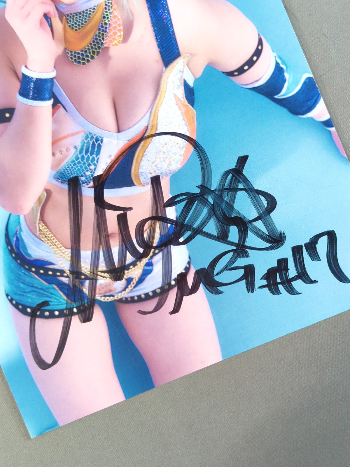 MIRAI hand signed autograph  Pro-Photo  (C-1)