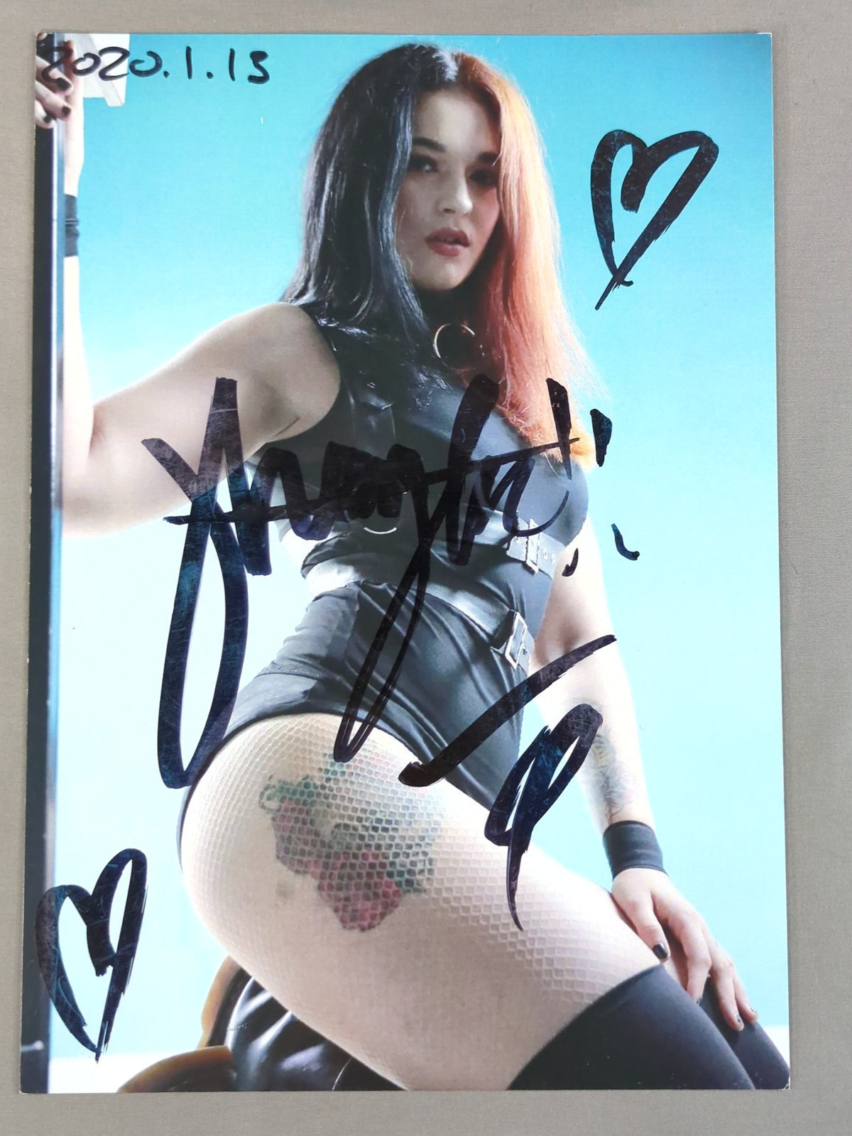 Jamie Hayter  hand signed autograph  Pro-Photo  (A-3)