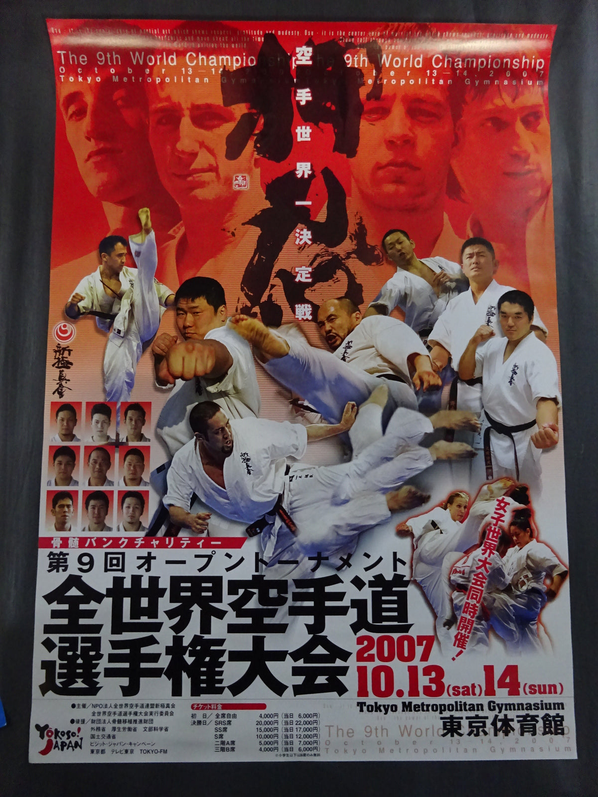 Kyokushin KARATE  Tournament Poster Set (4)
