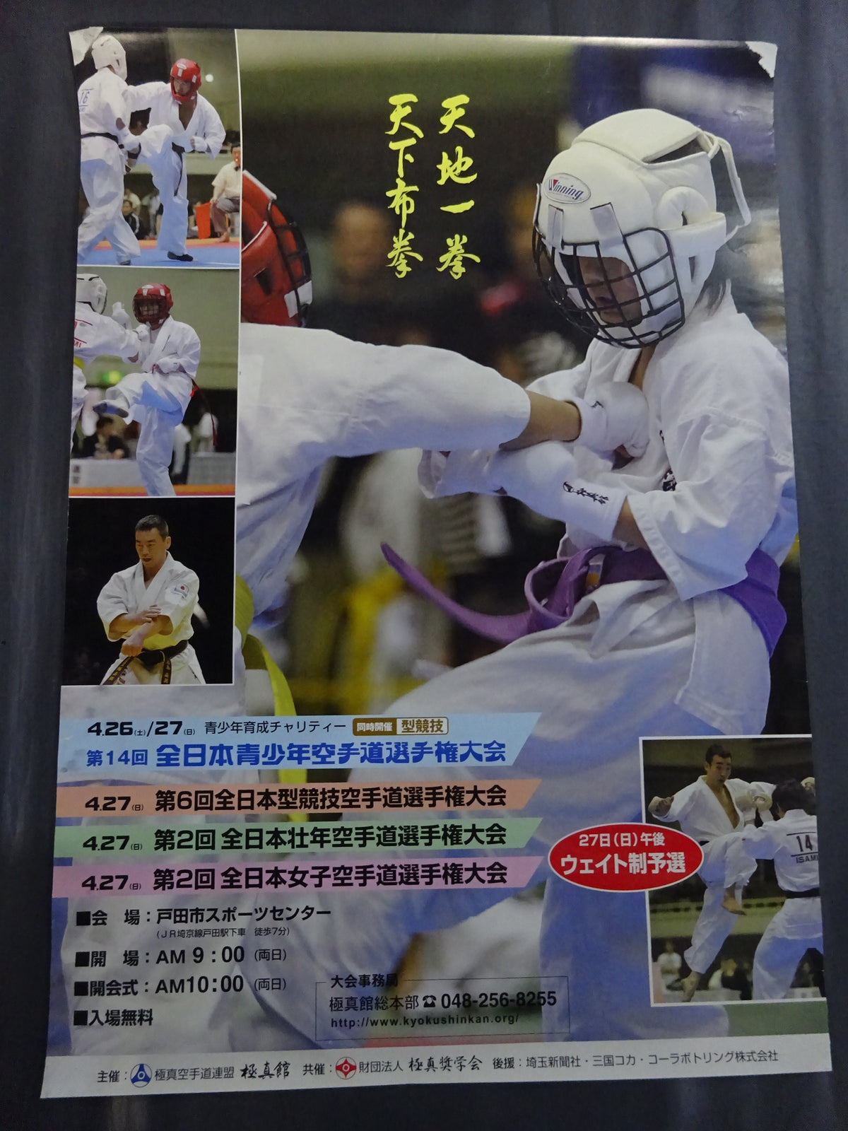 Kyokushin KARATE  Tournament Poster Set (4)