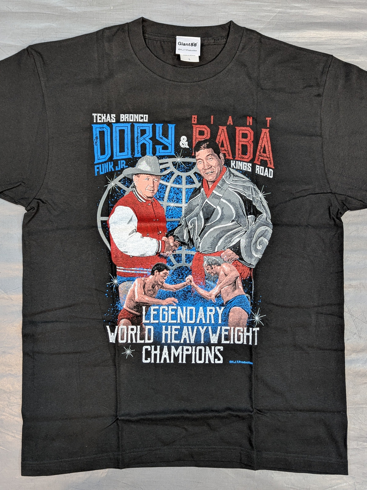 Giant Baba ×Dory Funk Jr.  T-shirt