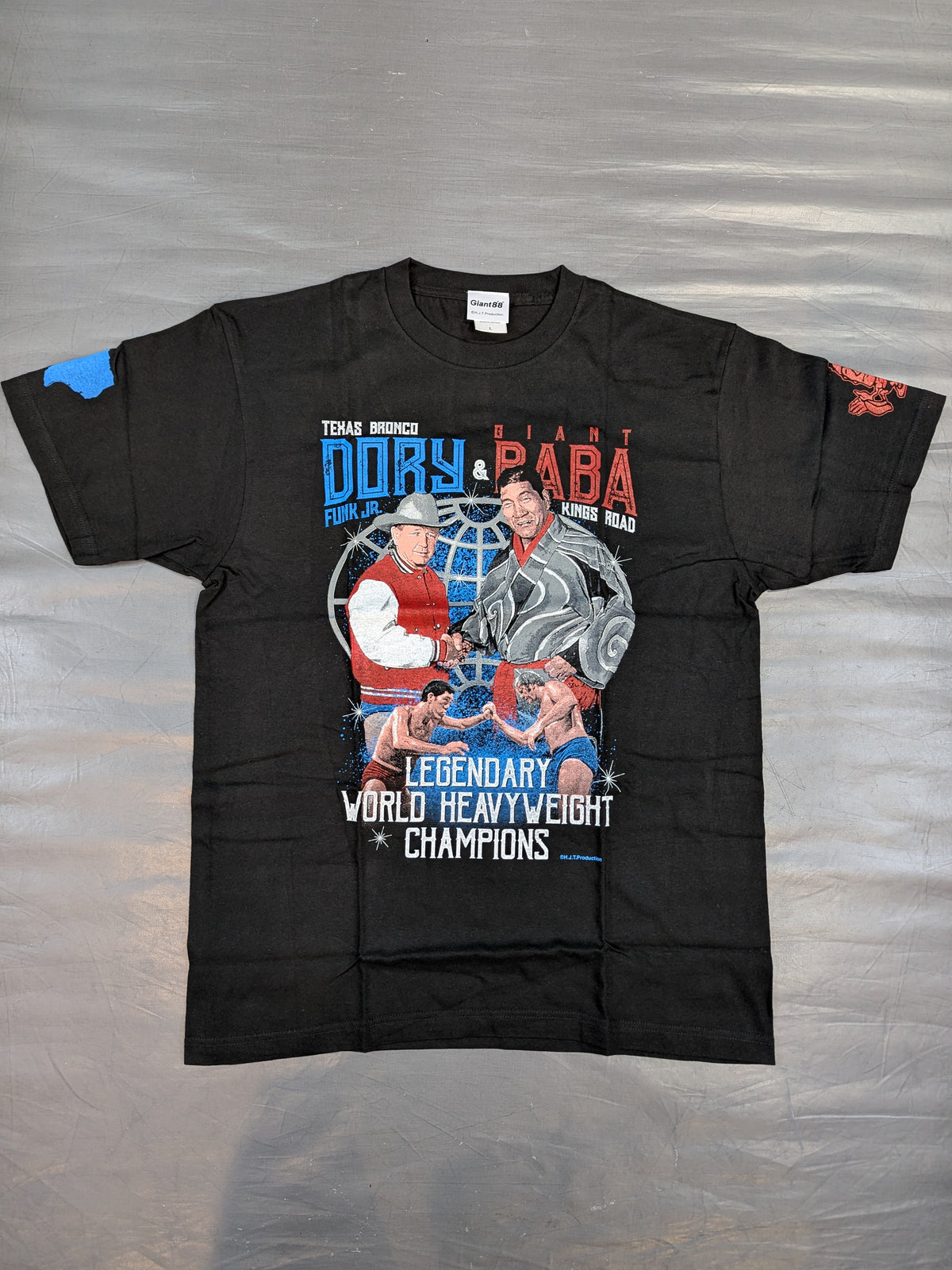 Giant Baba ×Dory Funk Jr.  T-shirt