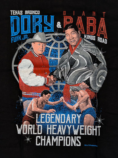 Giant Baba ×Dory Funk Jr.  T-shirt