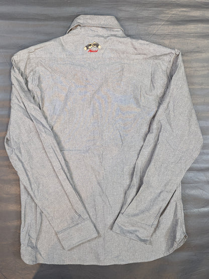The Road Warriors ×HAOMING Button-Down Shirt (Gray)