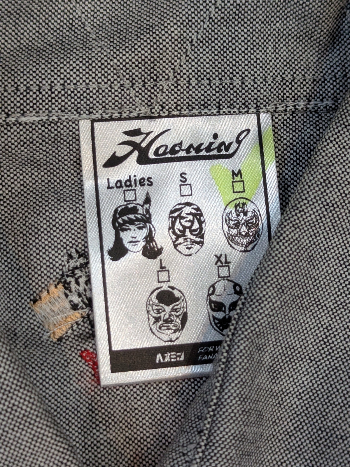 The Road Warriors ×HAOMING Button-Down Shirt (Gray)