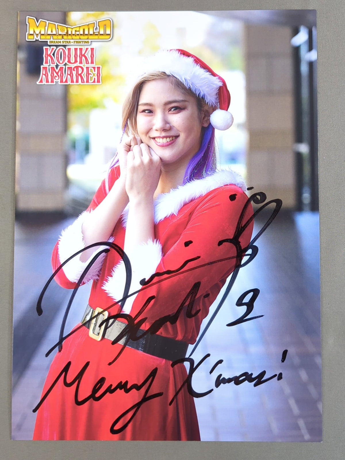 Amarei Kouki  hand signed autograph  Pro-Photo  (F-8)