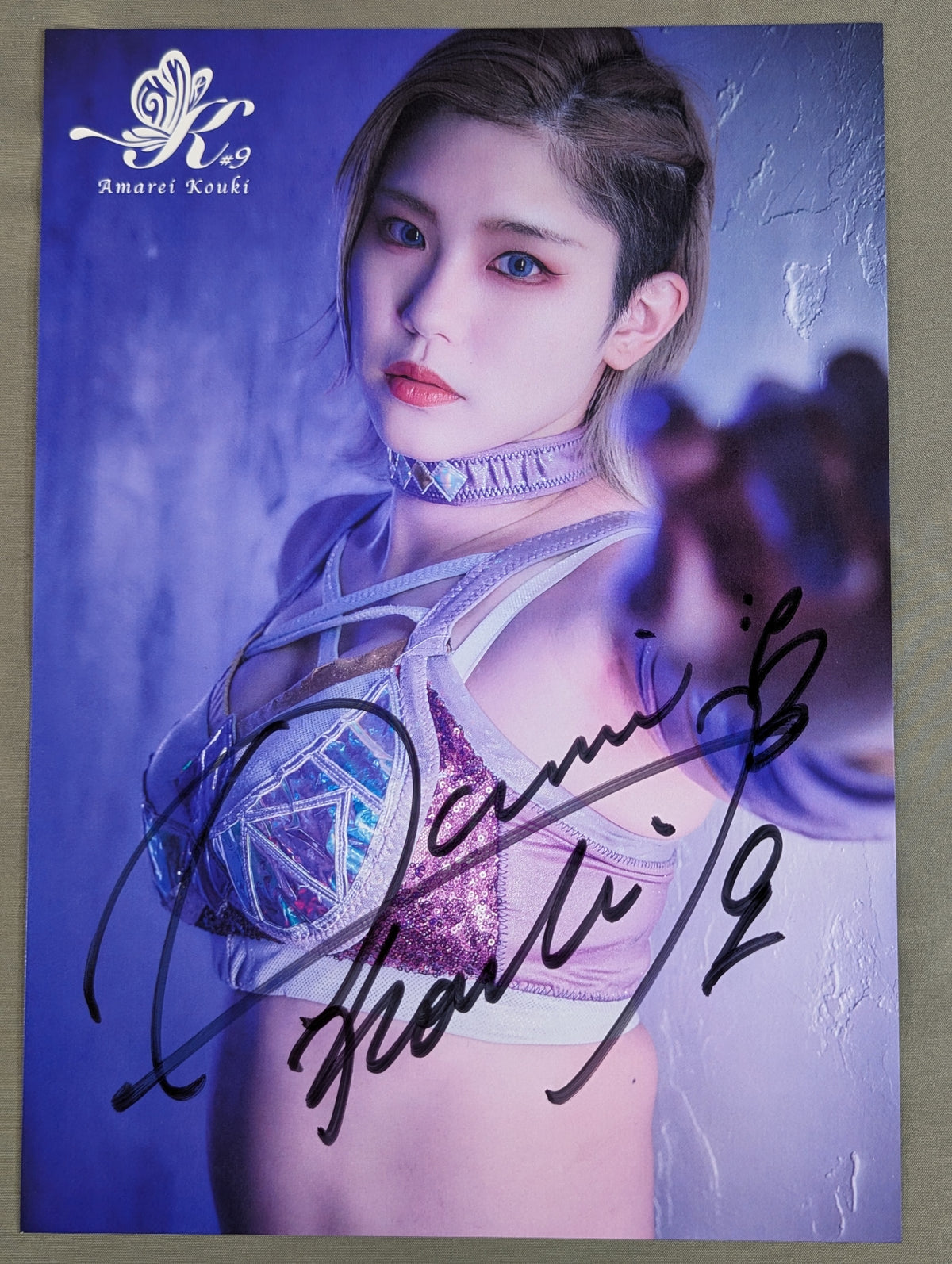 Amarei Kouki  hand signed autograph  Pro-Photo  (G-6)