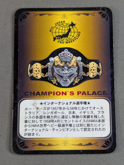 International Heavyweight Championship Belt