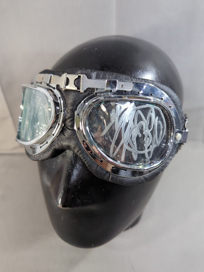 【hand signed autograph】 Jun Kasai  Vintage Goggles