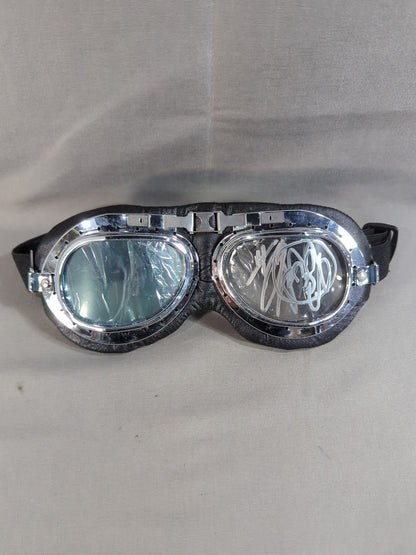 【hand signed autograph】 Jun Kasai  Vintage Goggles