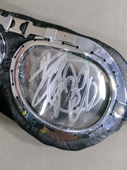 【hand signed autograph】 Jun Kasai  Vintage Goggles